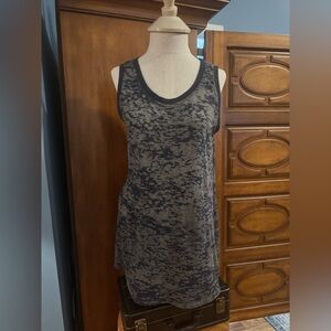Navy Camouflage Women's Tank Top